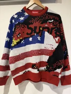 2026年最新】supreme digital flag sweaterの人気アイテム - メルカリ