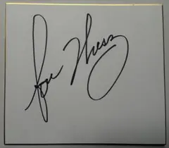 阪神タイガース 立石正広 直筆サイン色紙 - メルカリ