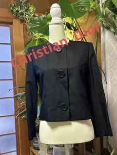 2026年最新】Christian Dior カラー：ブラック系 ノーカラージャケット