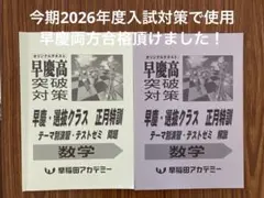 2026年最新】早稲アカ 正月特訓の人気アイテム - メルカリ