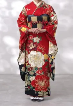 2026年最新】振袖 フルセット 赤の人気アイテム - メルカリ