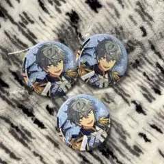 あんスタ プロセカ コラボ ぱしゃっつ ホログラム缶バッジ 青柳冬弥