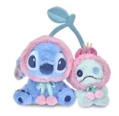 スティッチ＆スクランプ ぬいぐるみキーホルダー・キーチェーン