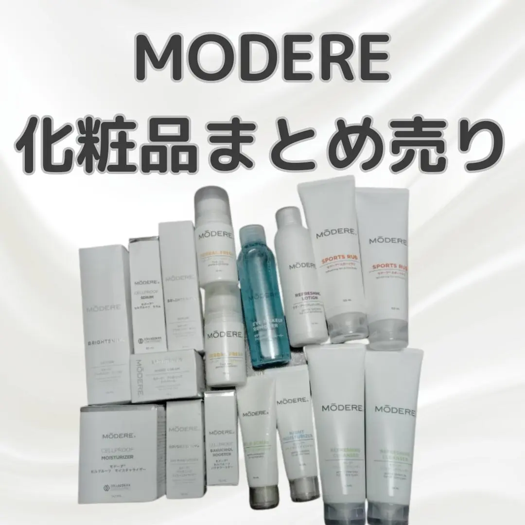 モデーア◇リフレッシングクレンザー3本◇▽化粧水4本