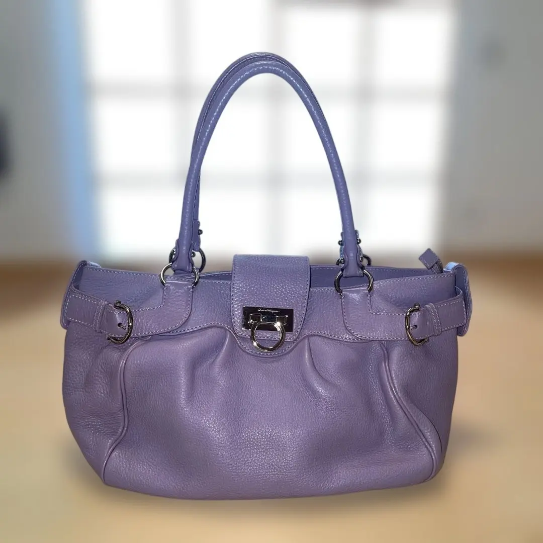 2026年最新】Salvatore Ferragamo カラー：パープル系 ハンドバッグの