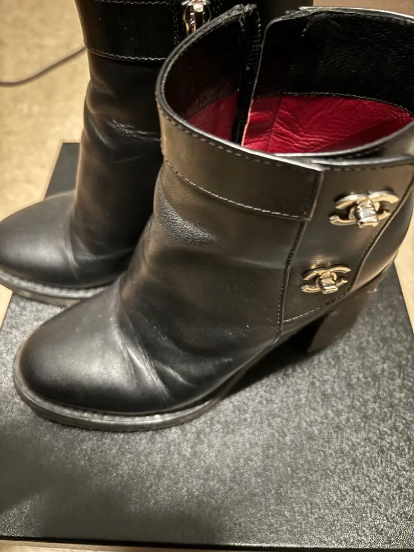 2026年最新】chanel ターンロック ブーツの人気アイテム - メルカリ