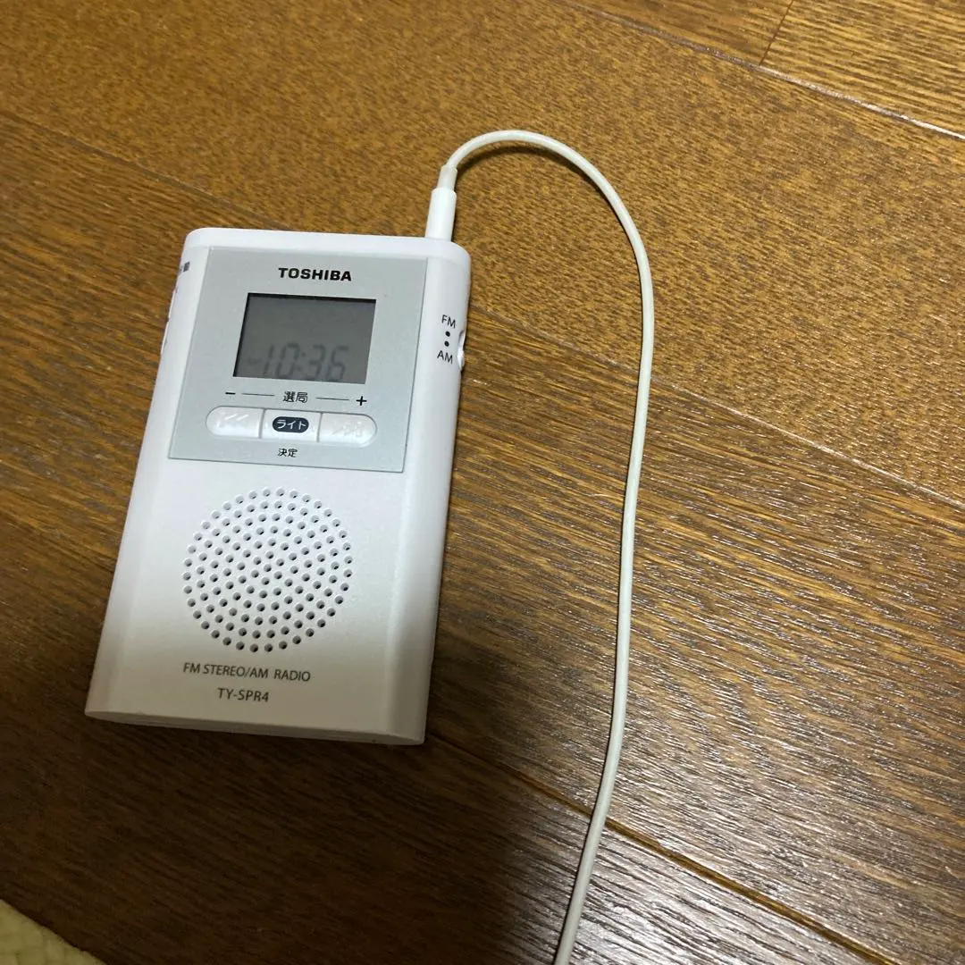 TOSHIBA TY-SR84 ホワイトラジオ