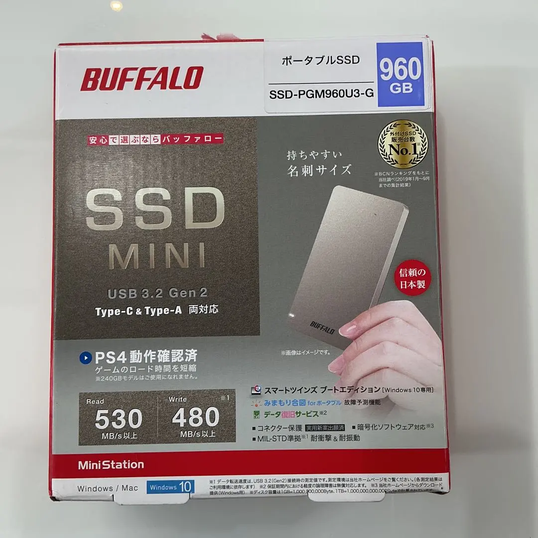2026年最新】BUFFALO 960GB SSD-PGM960U3-B/Nの人気アイテム - メルカリ