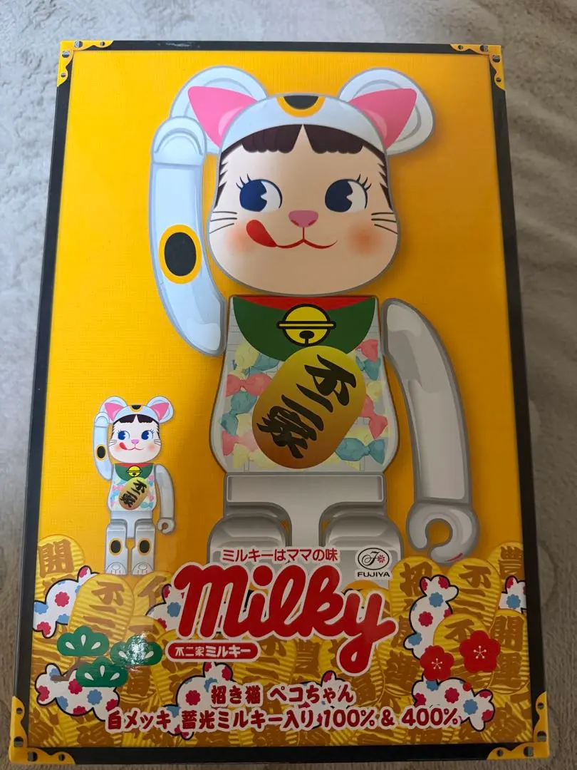 2026年最新】BE@RBRICK 招き猫 ペコちゃん 金メッキ 1000の人気
