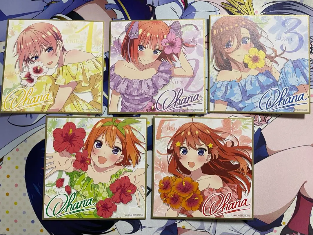 2026年最新】五等分の花嫁 色紙 コンプの人気アイテム - メルカリ