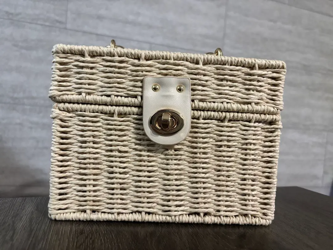 未使用級】COACH コーチ カゴバッグ ブルー系 2044-603|mercari