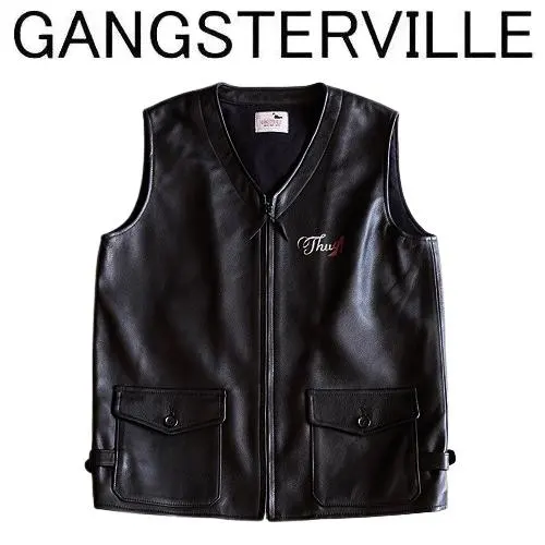 2026年最新】GANGSTERVILLE ギャングスタービル レザーベストの人気