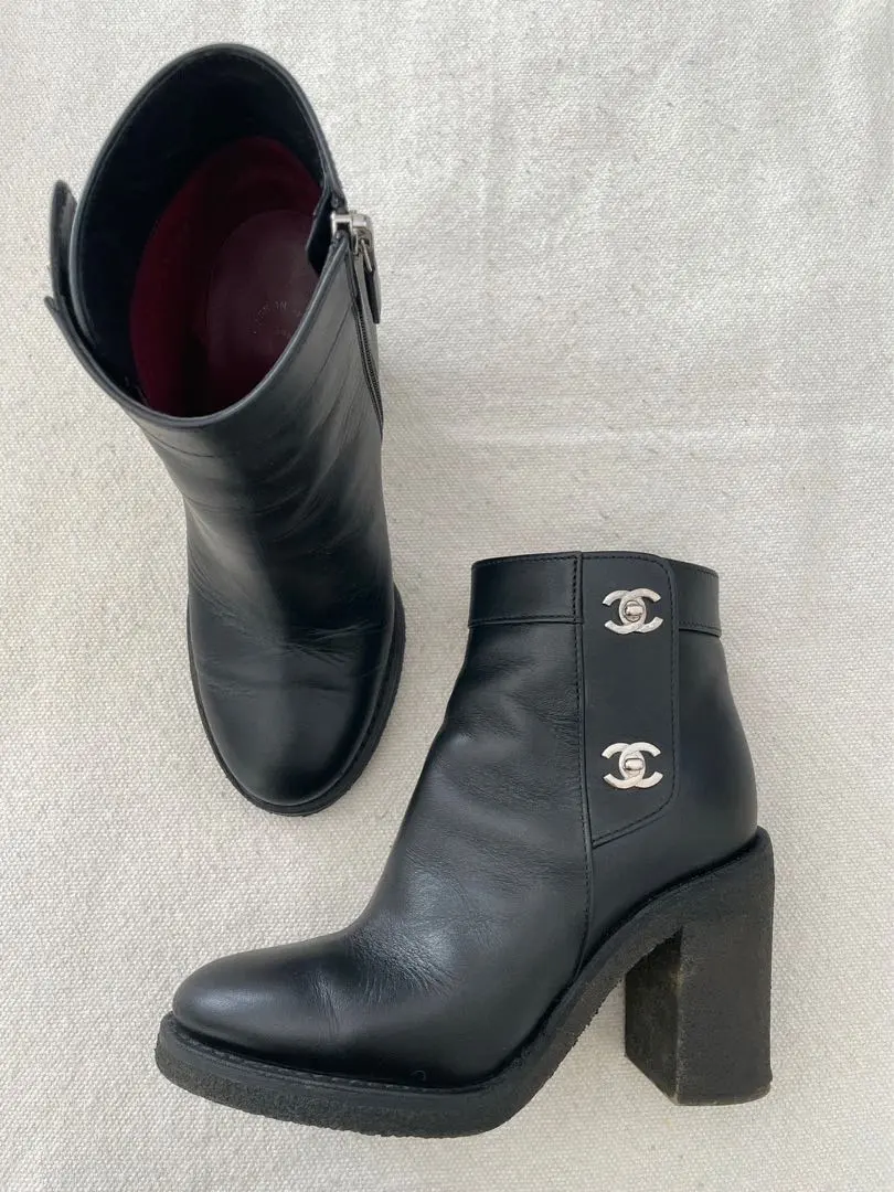 2026年最新】chanel ターンロック ブーツの人気アイテム - メルカリ