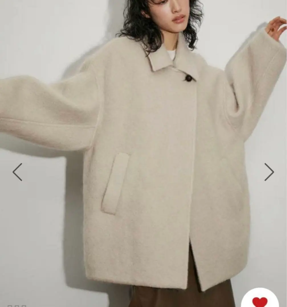 2026年最新】adam et rope' femme モヘヤシャギーミドルコートの人気