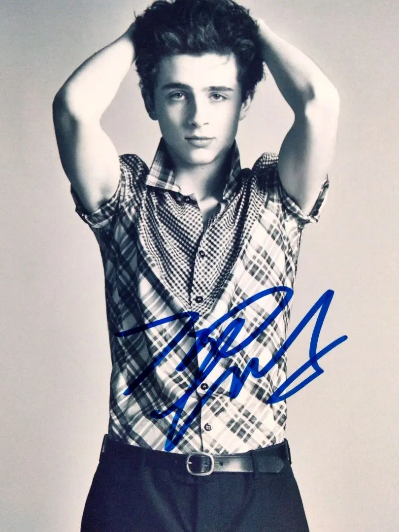 ティモシーシャラメとシアーシャローナン直筆サイン入り2Lサイズ写真…