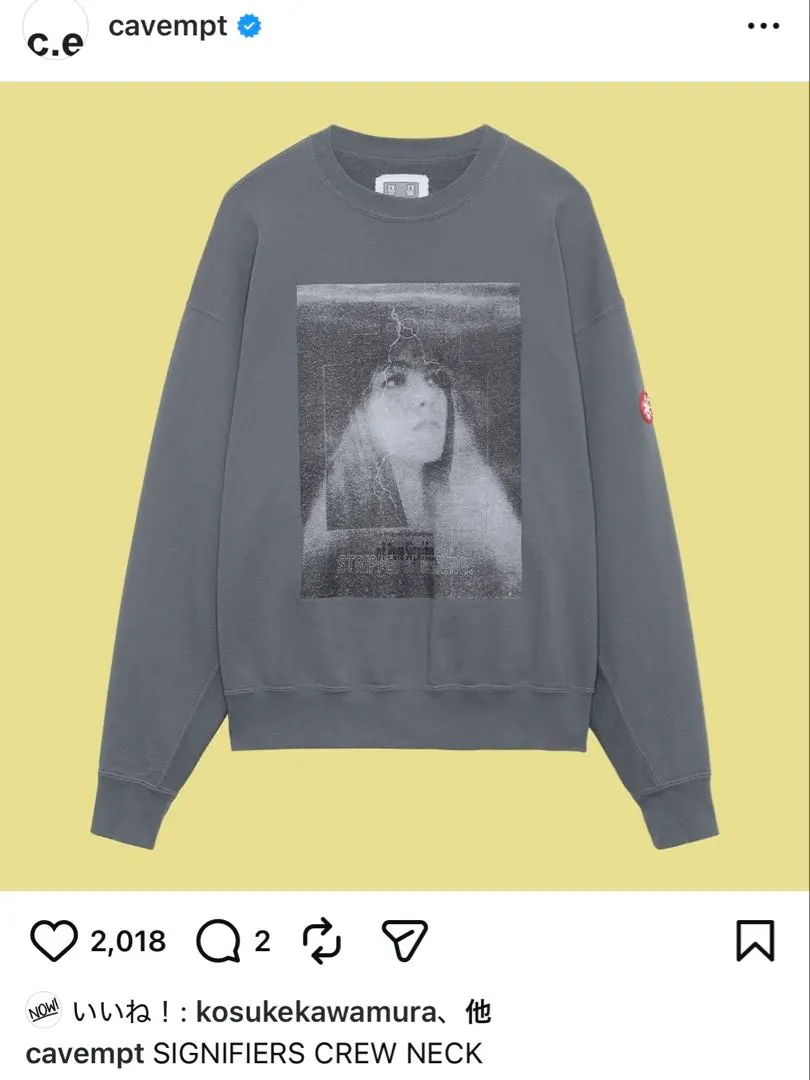 2026年最新】C.E カラー：グレイ系 トレーナー・スウェットの人気