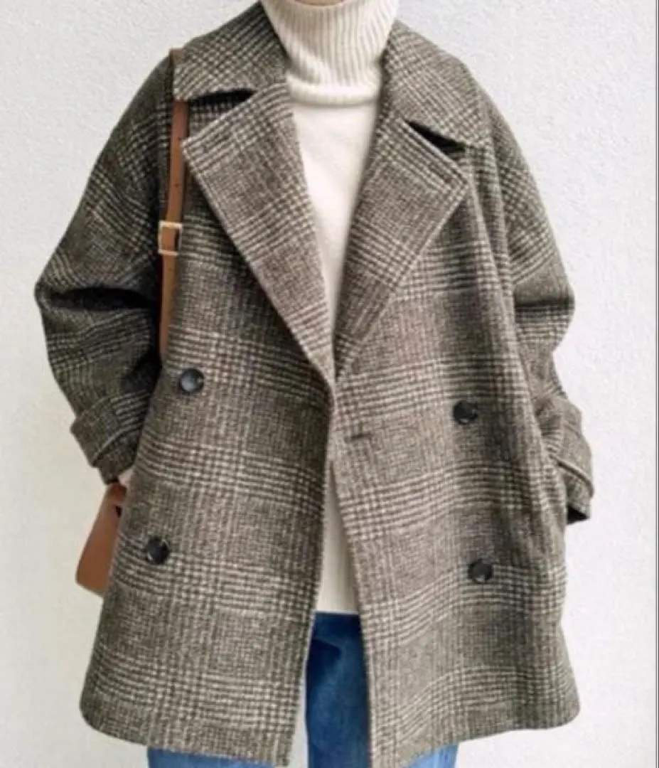 2026年最新】SPick & span wスライバーチェックハーフコートの人気