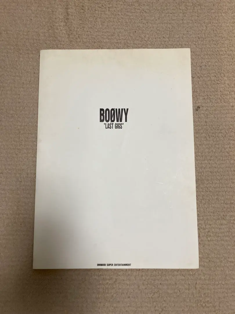 2026年最新】boowy last gigs パンフレットの人気アイテム - メルカリ