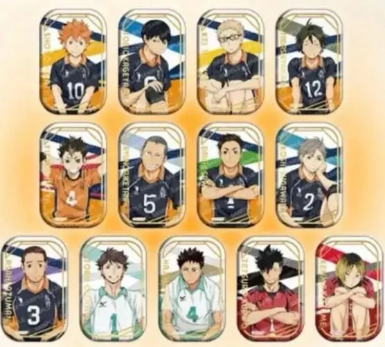 2026年最新】ハイキュー スクエア缶バッジ box (オフショット×カラー第