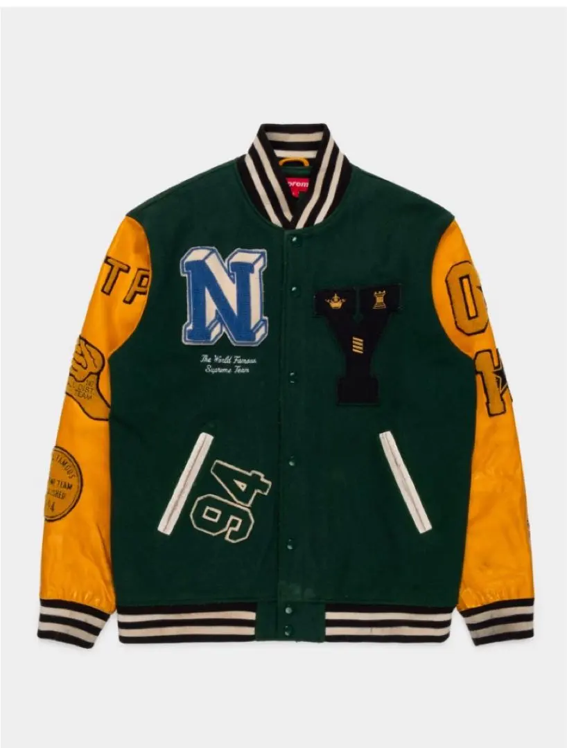 2026年最新】supreme team varsity jacketの人気アイテム - メルカリ