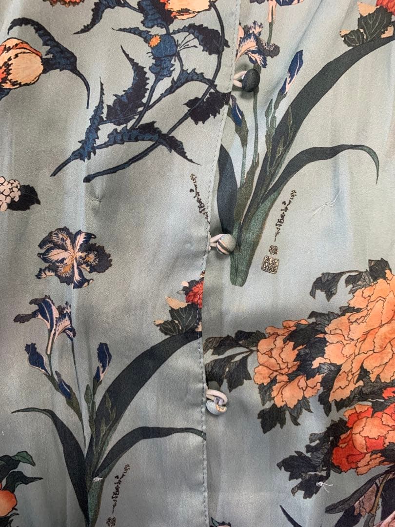 1/17まで値下げ】美品 UNITED TOKYO 長袖ブラウス 葛飾北斎