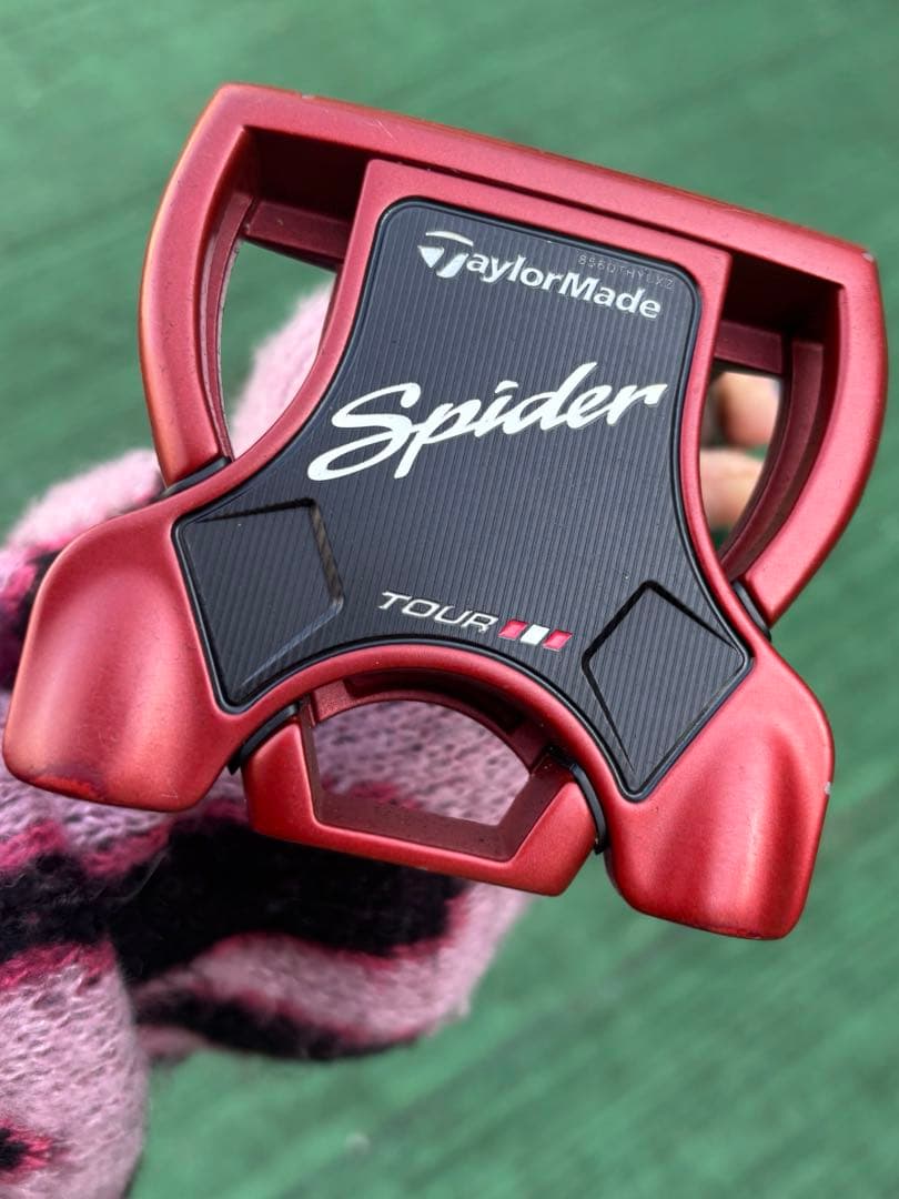 テーラーメイド スパイダー レッド ダブルベンド パター - メルカリ