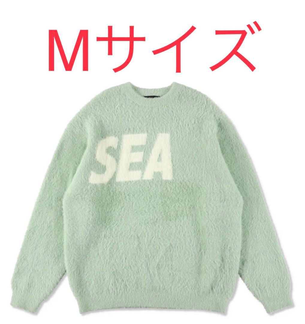 トップス WIND AND SEA Shaggy Knit Sweater MINT M WIND AND SEA (ウィンダンシー)】 ニットセーター│WACKO MARIA