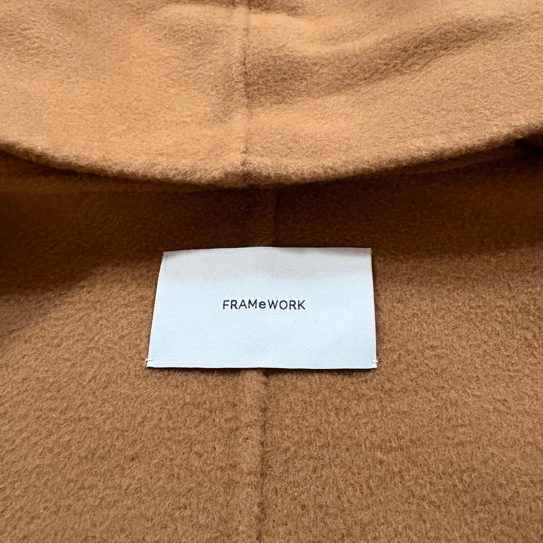美品✨フレームワーク ハミルトン リバー フーディ ポンチョ ウール