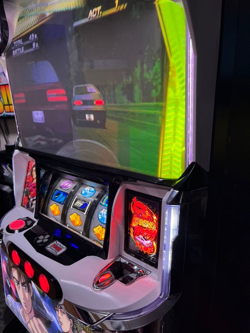 パチスロ実機 SイニシャルD 不要機付 初期パネル - メルカリ