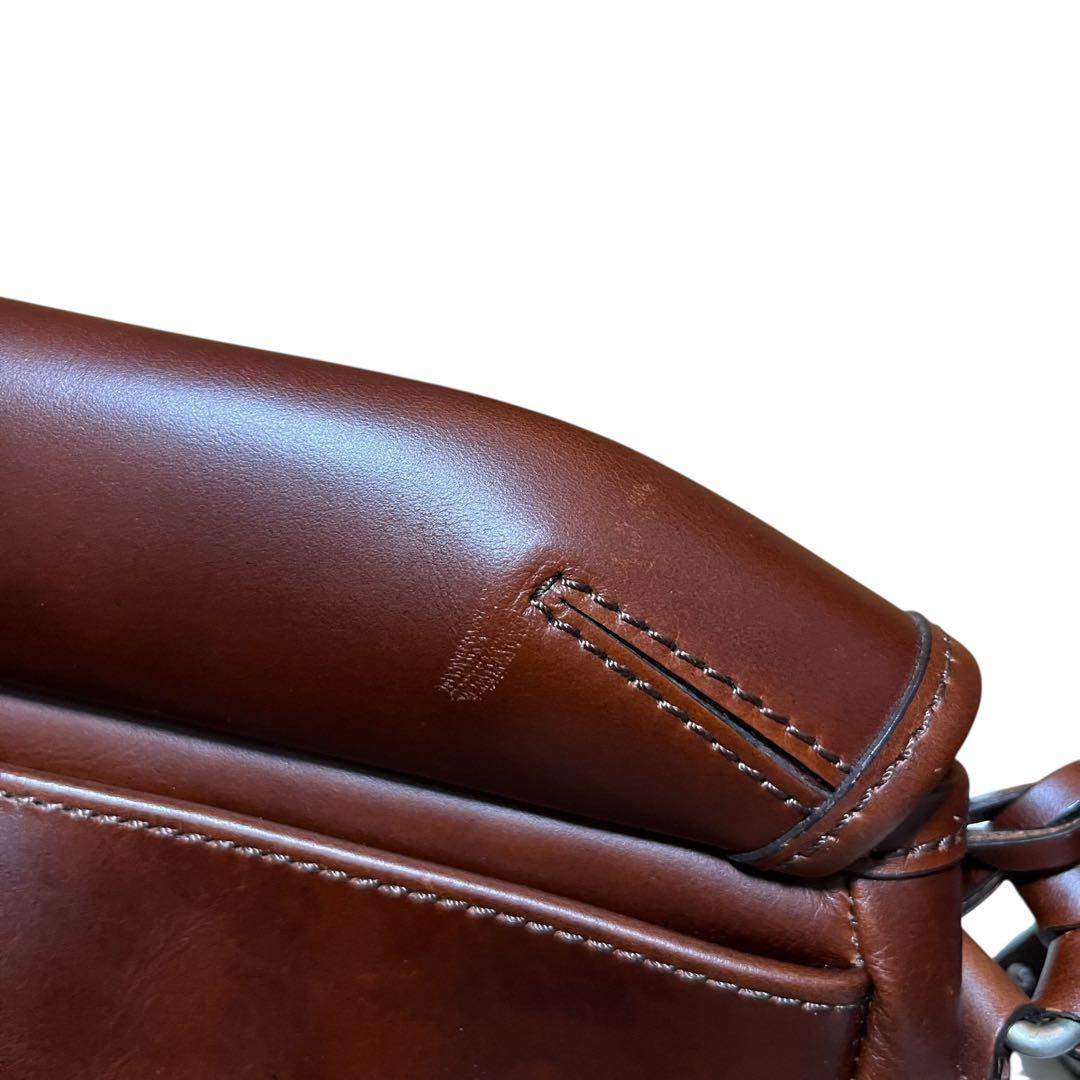 KI2926様専用 極美品HERGOPOCH06-OVL ワキシングレザー 牛革 - メルカリ