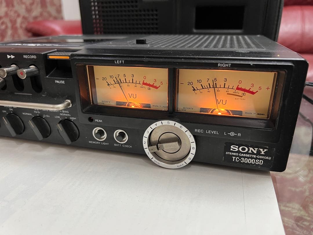 希少ソニー TC-3000SDデンスケ3000カセット中古品動作品美品(2)