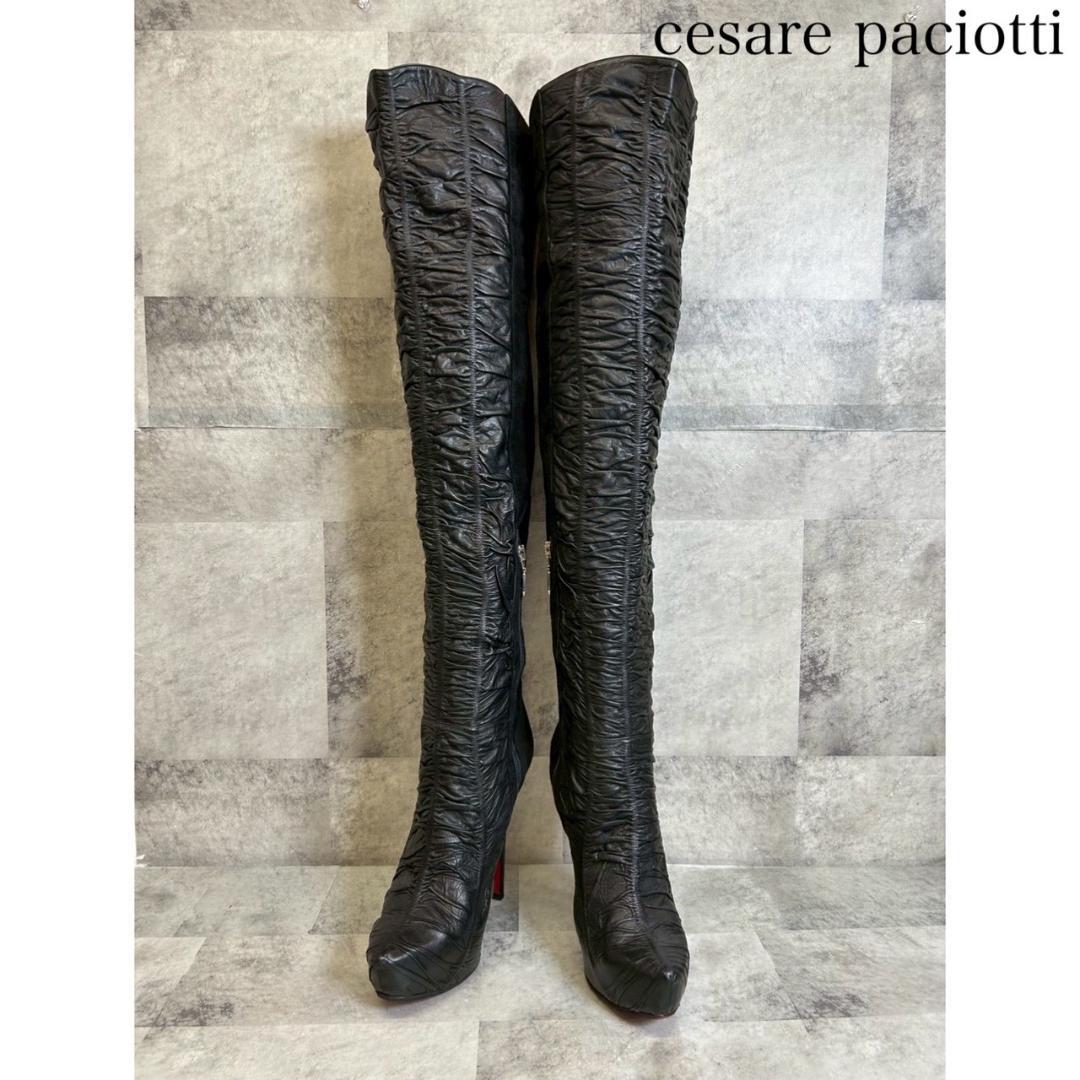 cesare paciotti ロングニーハイブーツ イタリア製 RG383 cr8050v_r.jpg