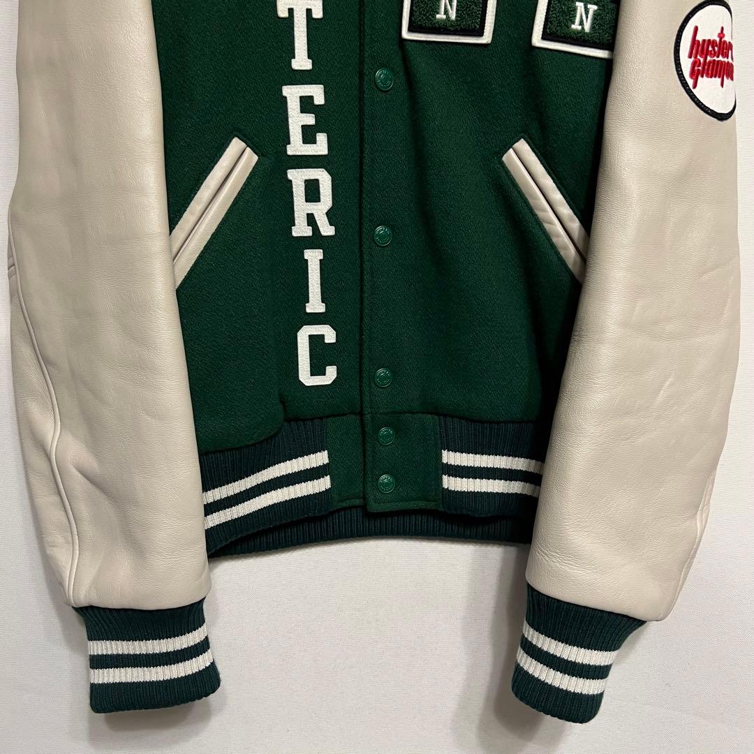 HYSTERIC GLAMOUR SEE NO EVIL スタジャン グリーン - メルカリ