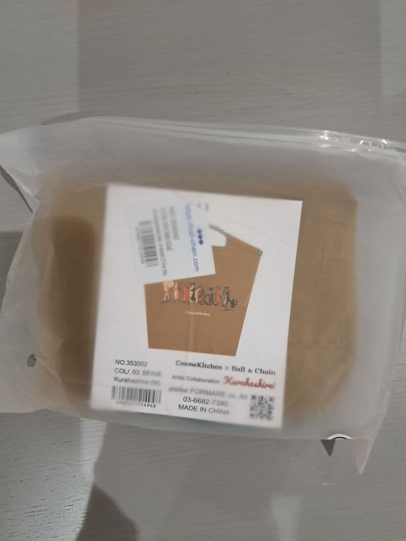《新品・未開封》くらはしれい×ボールアンドチェーン×コスメキッチン　エコバッグ