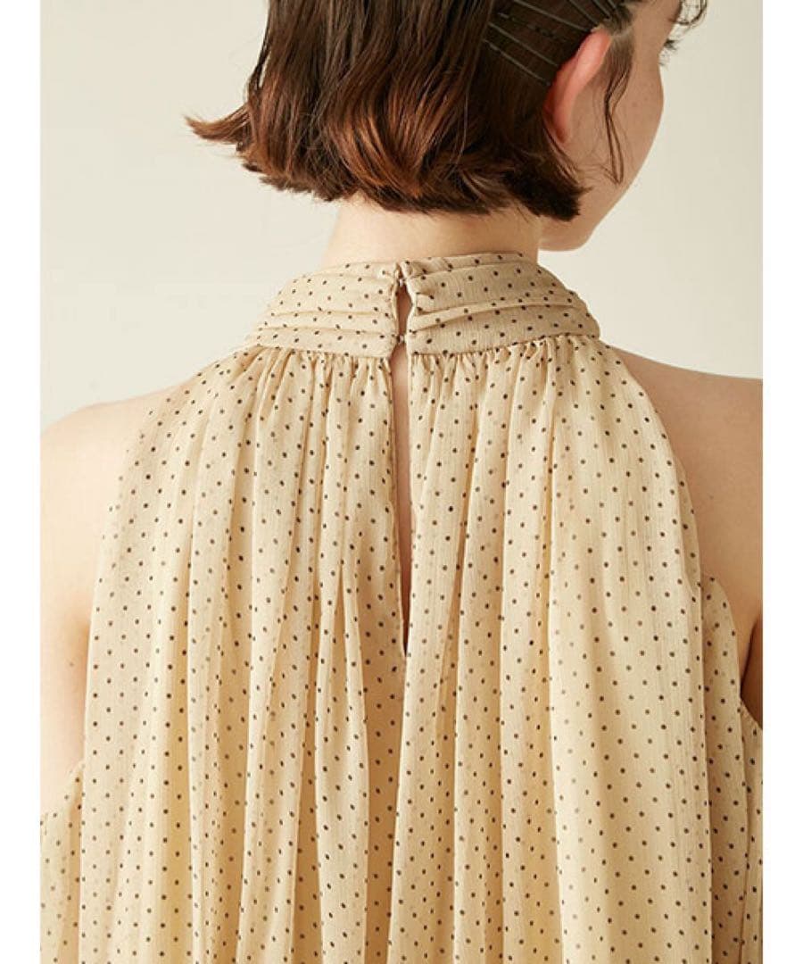 リリーブラウン ドレープボウタイシフォンブラウス ネイビーの通販はau