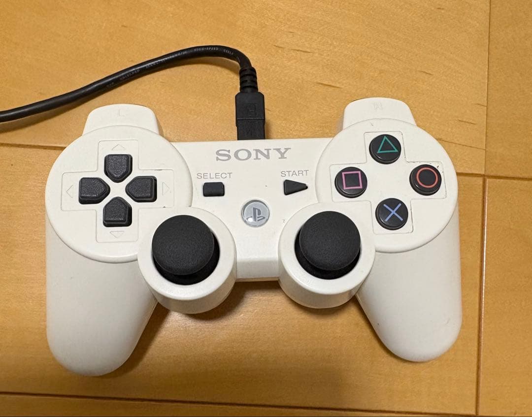 PS3 コントローラー 黒 白 セットジャンク品 - メルカリ