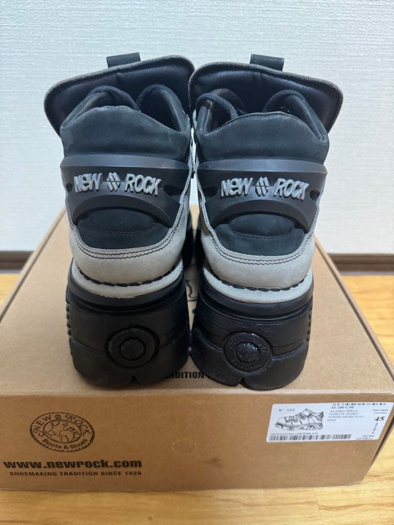 NEW ROCK ニューロック ボリュームソールブーツ あおばくん着用 - メルカリ