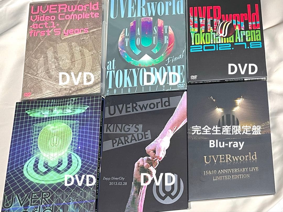 UVERworld ウーバー ライブ DVD6点セット - メルカリ