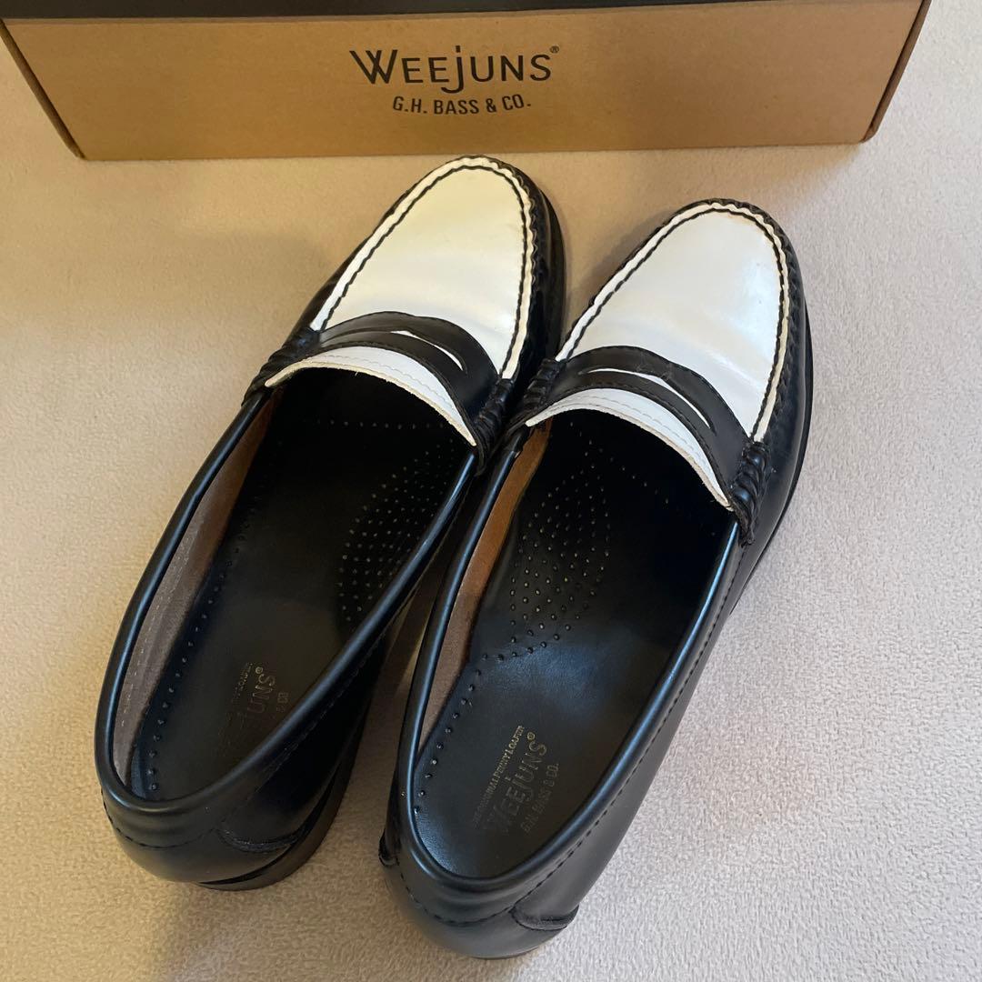 ghbass ローファー 白黒 US8.5 26cm - メルカリ