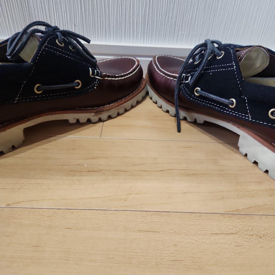 美品　3eye Timberland モカシン(9752B)26.0cm