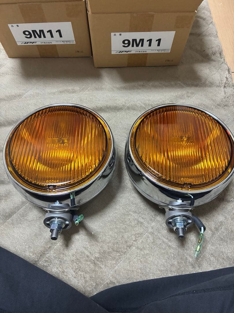 IPF フォグランプ　24v球付き　新品未使用 楽天市場】トラック用 IPF 丸型 フォグランプ ビックサイズ 200mmΦ