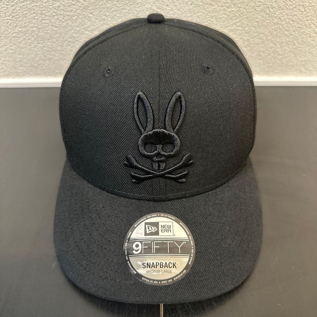 NEW ERA× Psycho Bunny ブラック サイコバニー×ニューエラ - メルカリ