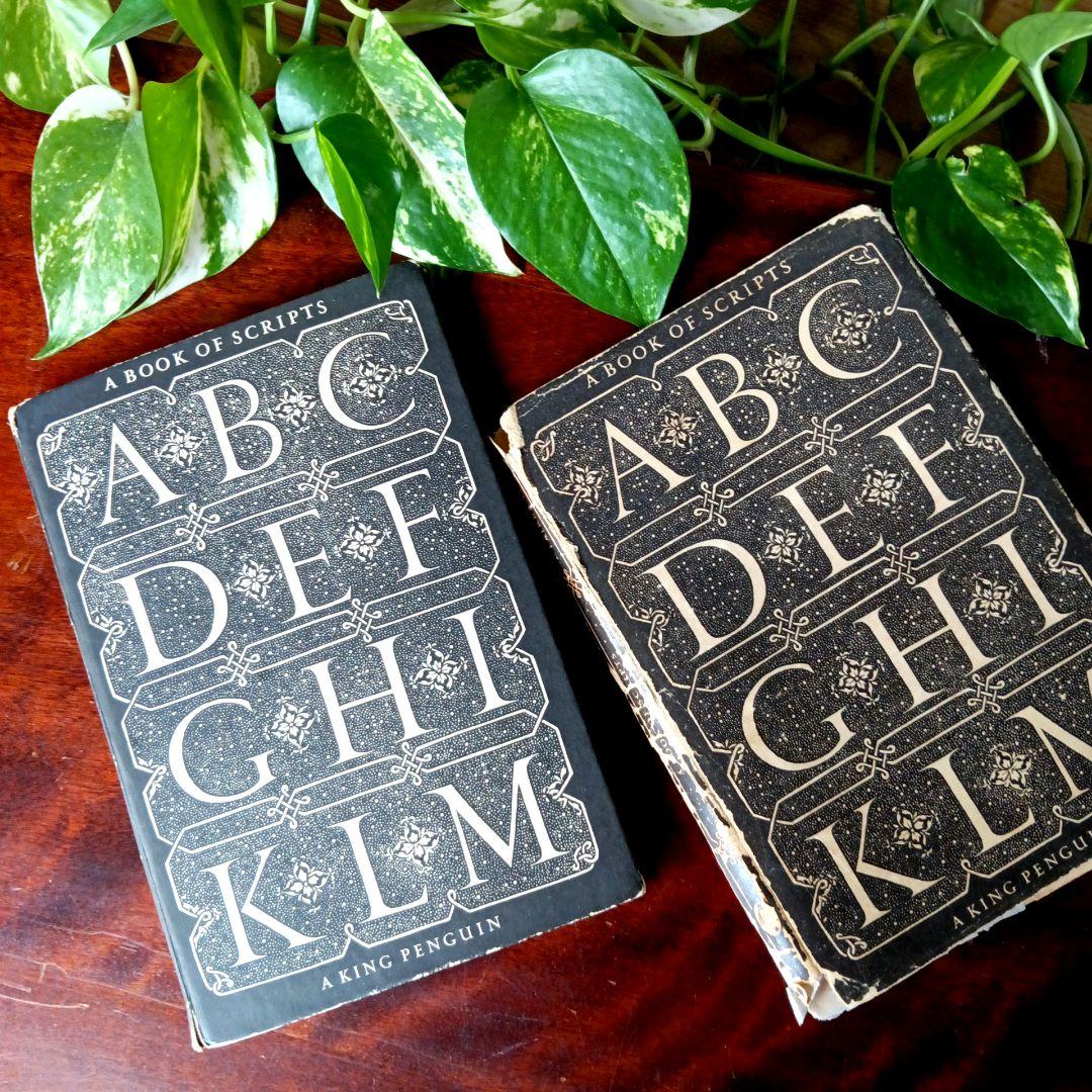 洋書古書1950年 ペンギン文庫 カリグラフィー美しい筆記体