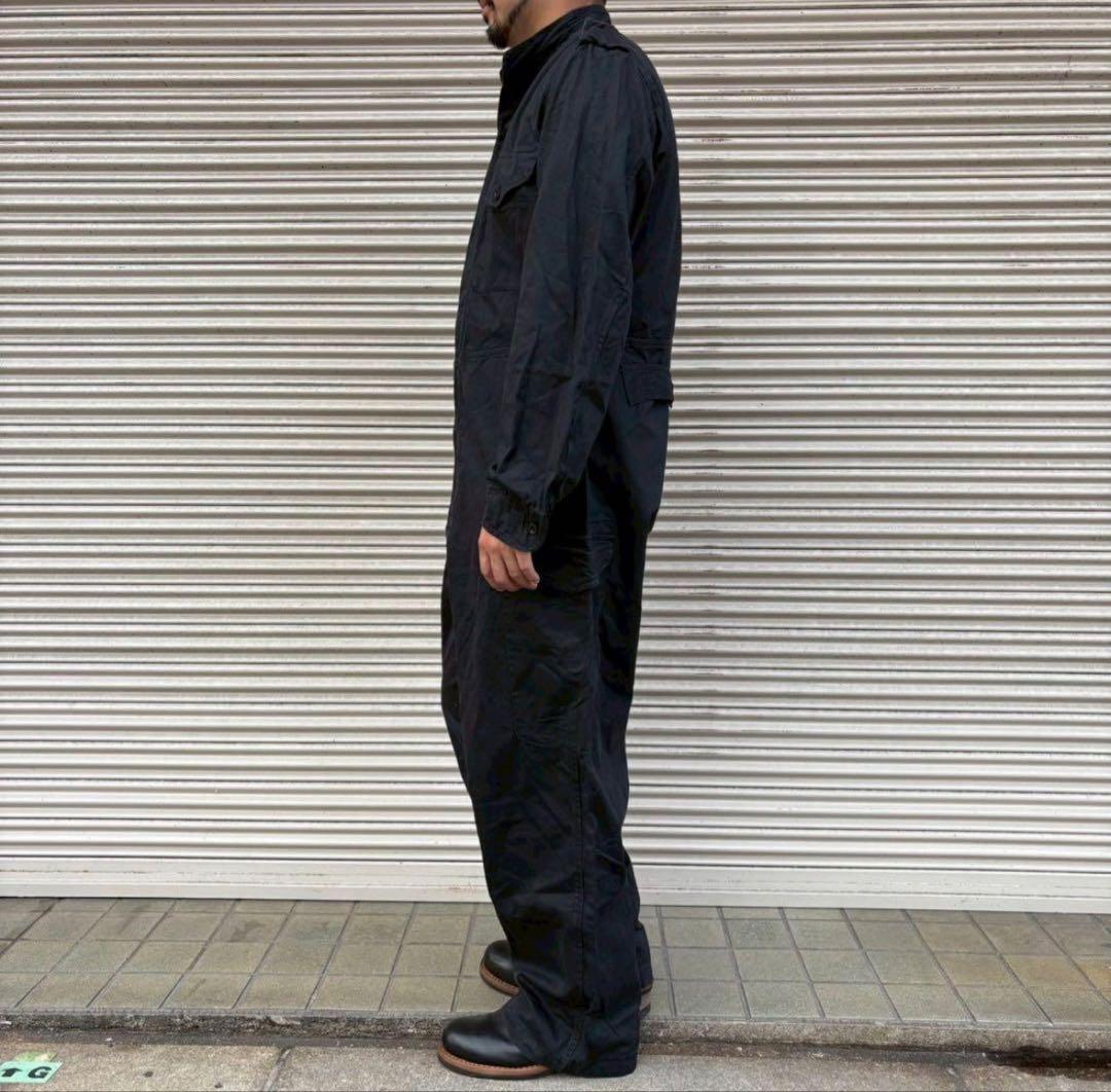希少 良品 パキスタン軍 実物 ミリタリー オールインワン つなぎ 黒