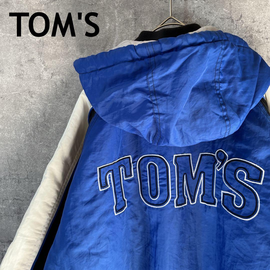 TOM'S TOYOTA ナイロンジャケット　XL相当　刺繍　レーシングab TOMS - TOM'S TOYOTA ナイロンジャケット XL相当 刺繍 レーシングabの