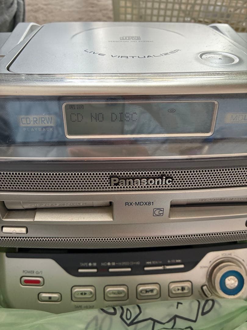 Panasonic⭐︎CD・MD・カセットプレイヤー RX-MDX81 - メルカリ