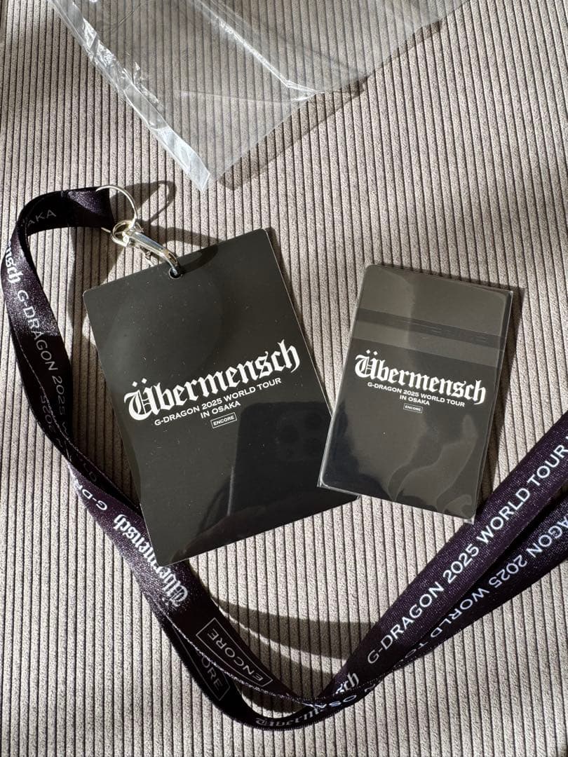 G-DRAGON 2025 WORLD TOUR VIPパスセット - メルカリ