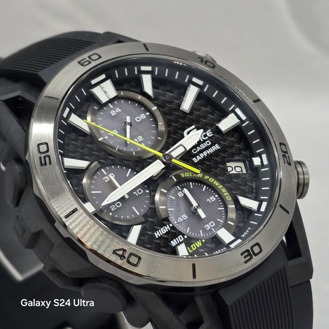 未使用 カシオ エディフィス EFS-S640PB-1AJF ソーラー充電 - メルカリ