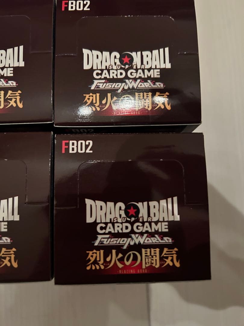 ドラゴンボールカード フュージョンワールド 烈火の闘気 6BOX テープ