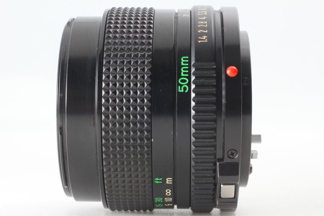 キャノンニューFD 50mm F/1.4 MF 標準レンズ フード付 l4351 - メルカリ